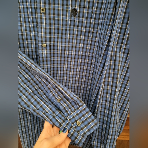 George Strait Wrangler Mens long-sleeved dress shirt - Picture 7 of 11